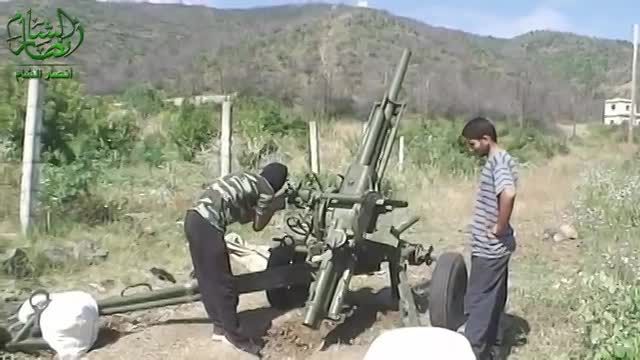 استفاده از خمپاره انداز اتوماتیک 2B9M vasilek در سوریه
