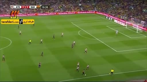 گل کهکشانی مسی به اتلتیکو بییائو در فینال جام حذفی2015