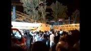سقوط تاور در بلوار فردوسی مشهد