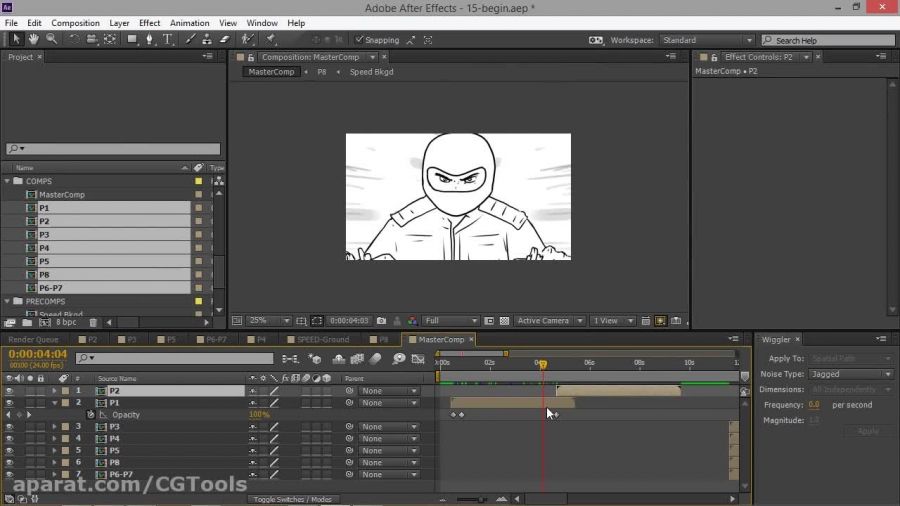 Animated Concept Storyboards Using Photoshop and After Effects
