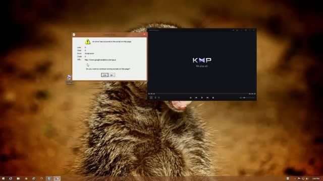 مشکل ارور  Script Error  در KMPlayer