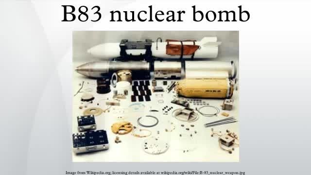 B83 nuclear bomb