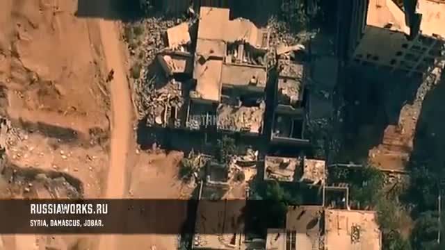 تصاویر هوایی از حمله ارتش سوریه به مواضع تروریست