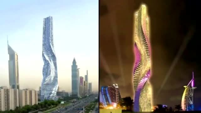 برج های متحرک در دبی