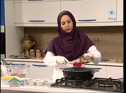 آموزش آشپزی غذای کوفته آجیلی آذربایجان