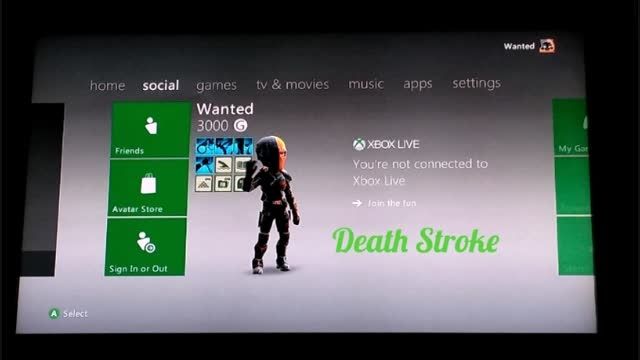 آواتار من در XBox 360