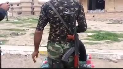 سرباز حشد الشعبی و بازی داعشی -عراق-سوریه