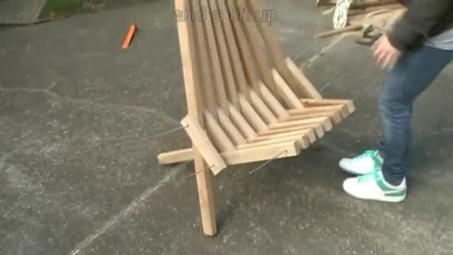 How to make a folding Kentucky stickchair