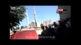ترکاندن مسجد به وسیله تروریست های سوریه