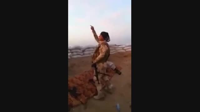 فریادهای بلند سرباز جوان حزب الله رو به داعش