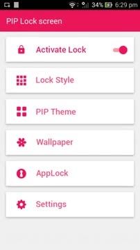 PIP Lock Screen
