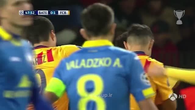 خلاصه بازی؛ بارسلونا ( 2 ) - باته بوریسوف ( 0 )