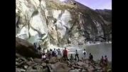 ریزش کوه در افغانستان