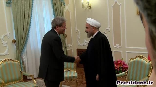 دیدار دکتر روحانی و وزیر خارجه ایتالیا