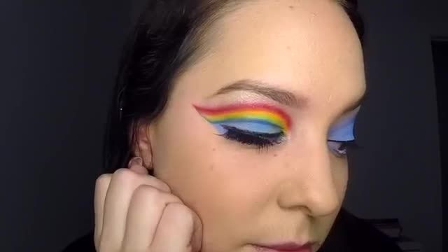 Rainbow Dash Makeup