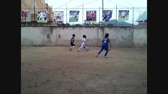 گل پای چپ متین در مدرسه فوتبال توحید مینودشت