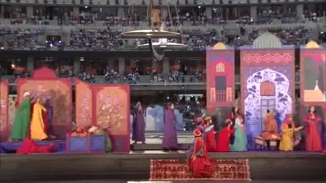باکو -غنای فرهنگی آذربایجان در افتتاحیه ی المپیک اروپای