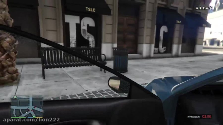 جنگ با پلیس ها در GTA V با PS4 طنز......!!!!