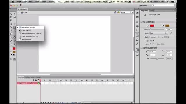 آموزش فلش Adobe Flash CS6 بخش 4 از 6