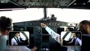 ویدئویی جذاب در کابین خلبان از لحظه فرود A320