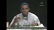 مسلمان شدن بانوی آمریکایی در برنامه زنده