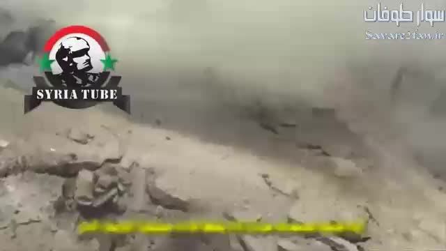 هلاکت تعدادی مزدور داعشی با آتش خمپاره ارتش سوریه!