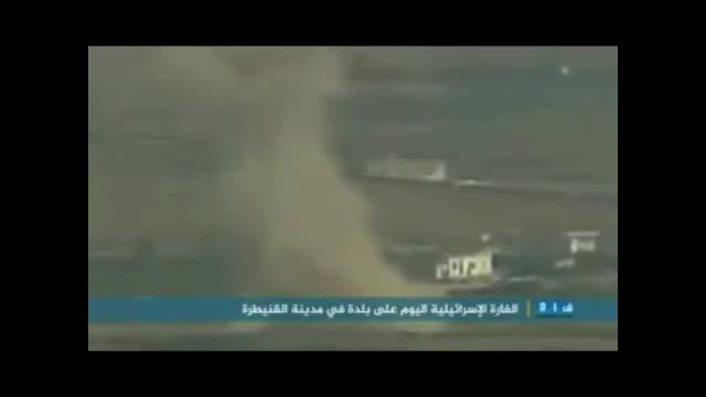 اولین فیلم از حمله موشکی اسراییل به رزمندگان حزب الله‎