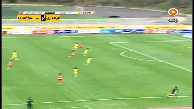 گل بازی نفت تهران 0-1 فولاد خوزستان