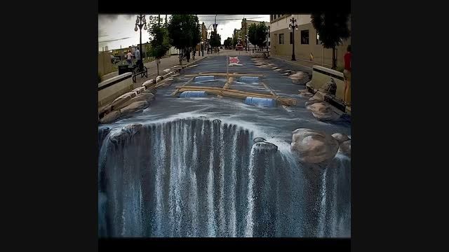 هنر نقاشی سه بعدی در خیابان ها