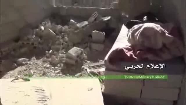 هلاکت حرومزاده نجس داعشی در حلب