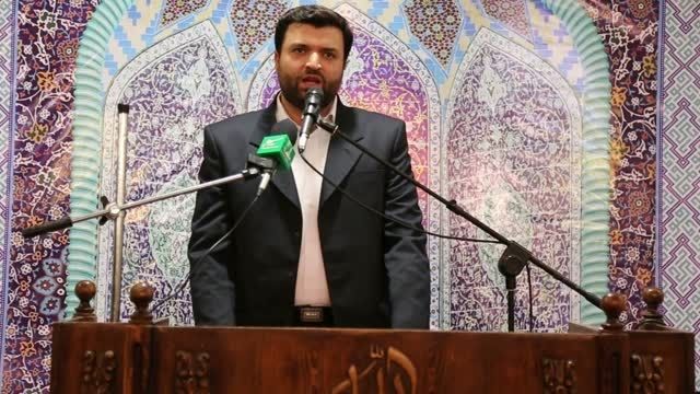 سخنرانی فرمانده ناحیه عمار یاسر در نماز جمعه غرب تهران
