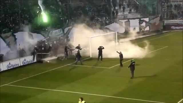 خشونت تمام عیار در فوتبال یونان
