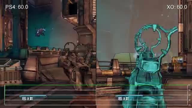 Borderlands PS4 vs Xbox One Patch 1.02 Gameplay Frame-R