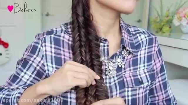 Mermaid Double Fishtail Braid Hairstyle | Hair Tutorial