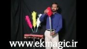تغییر رنگ چوب پر شعبده بازی- Colorful Feather Sticks