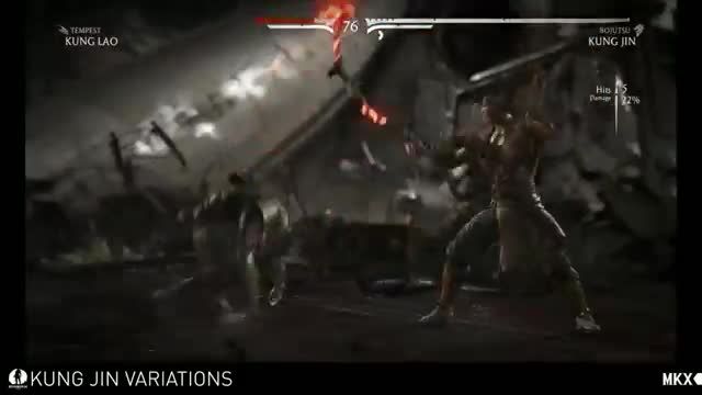 X-Ray و Fatality کامل Kung Jin در Mortal Kombat X