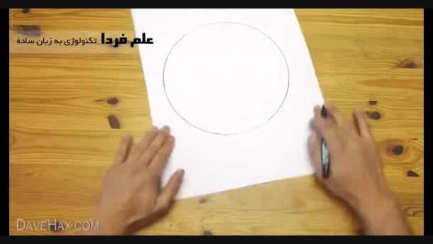 کشیدن دایره بدون پرگار با دست