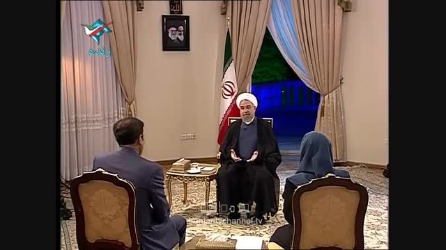 مصاحبه حسن روحانی/کاسبان تحریم عصبانیند