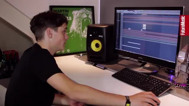 Martin Garrix In The Studio With Future Music