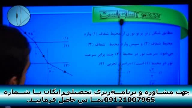 حل تکنیکی تست های فیزیک کنکور با مهندس امیر مسعودی-74