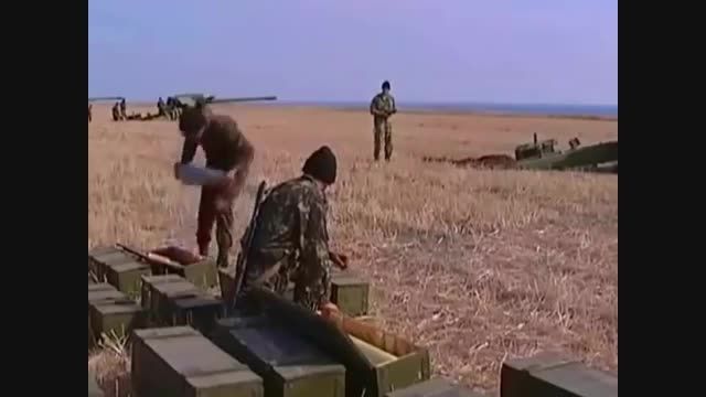شلیک های زیبای توپ 100mm ارتش اوکراین