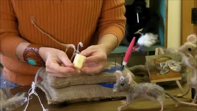 ساخت موش پشمی 3