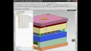 NX CAD - حرکت شبیه سازی - شبیه سازی قالب تزریق