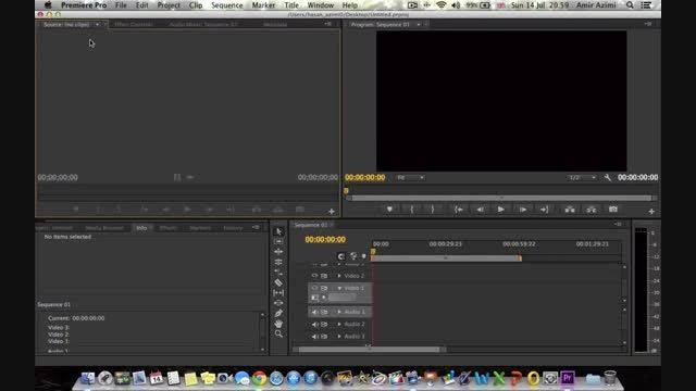 آموزش  Adobe Premiere Pro CS6  قسمت 2 از 12
