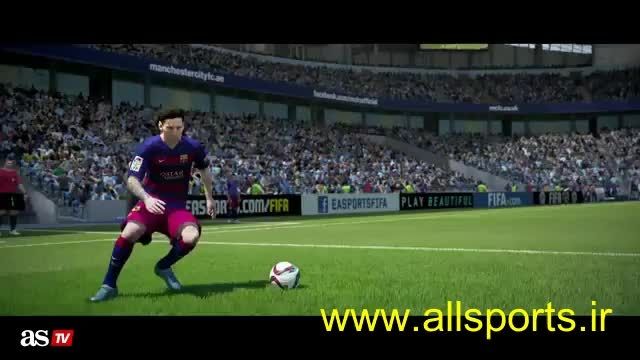 تبلیغ fifa 16 با حضور مسی و آگوئرو