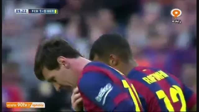 خلاصه بازی: بارسلونا ۶-۰ ختافه