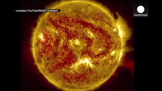 تصاویر زیبایی از انفجار خورشیدی توسط رصدخانه ناسا