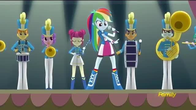 Friendship games-Rainbow dash song
