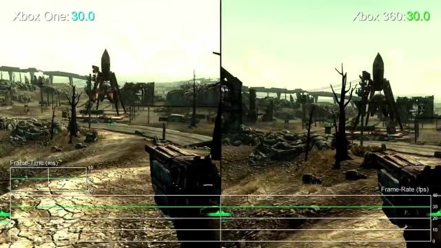 مقایسه میزان فریم ریت بازی Fallout 3