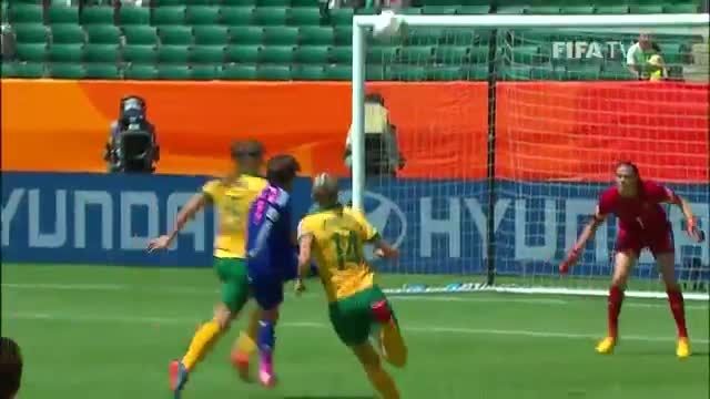 بازی : ژاپن 1 - 0 استرالیا (جام جهانی زنان 2015 کانادا)